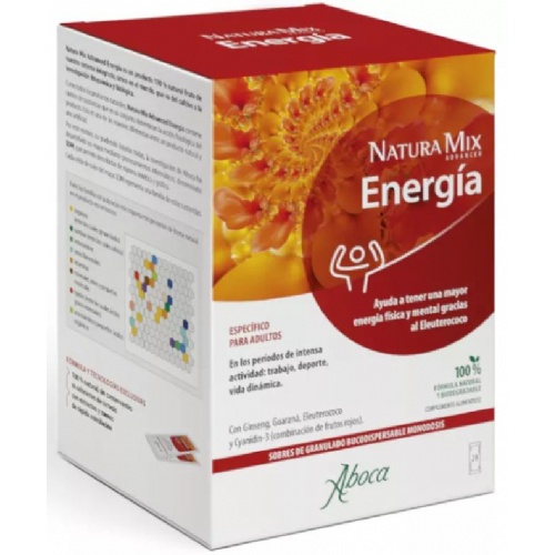 Natura mix advanced energia  20 sobres monodosis bucodispersables 2,5 g