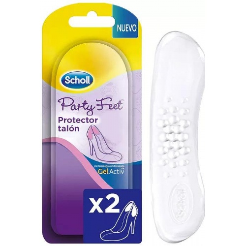Talonera protectora scholl party feet con tecnologia gelactiv 1 par - scholl party feet con tecnolog