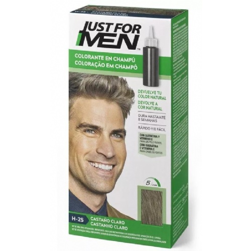 Just for men colorante en gel  1 envase 66 ml tono castaño claro