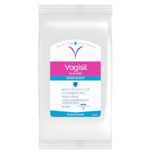 Vagisil toallitas  20 toallitas