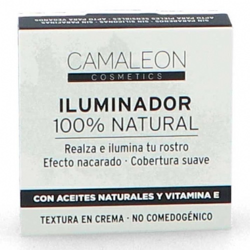 Camaleon iluminador 100% natural  crema blanco