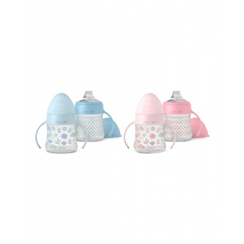 Biberon silicona suavinex entrena antiderrame asas + 6 meses 1 unidad first 150 ml - suavinex entren