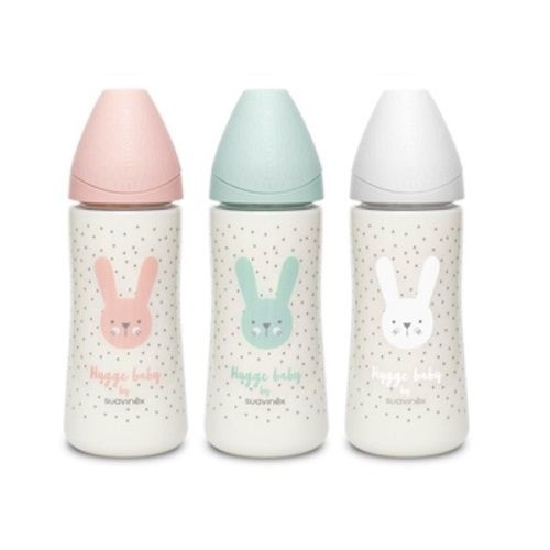 Biberon tetina fisiologica silicona premium bonhomia 1 unidad 360 ml talla l - premium bonhomia