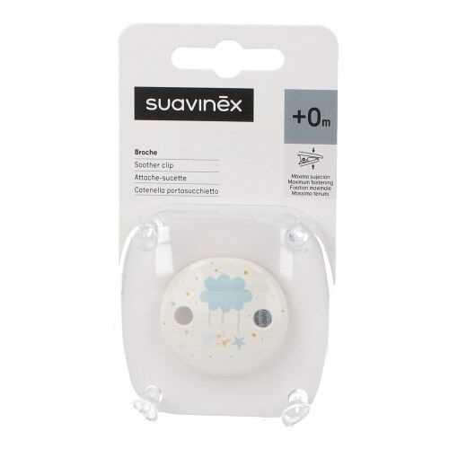 Broche con cadena suavinex decorado - suavinex