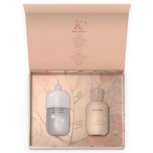 Dear mommy + baby cologne suavinex  1 envase 100 ml + 1 envase 100 ml  pack
