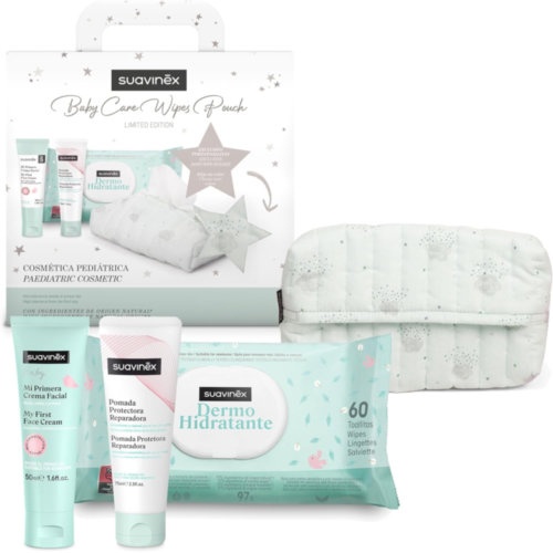 Suavinex baby care wipes canastilla  pack blue