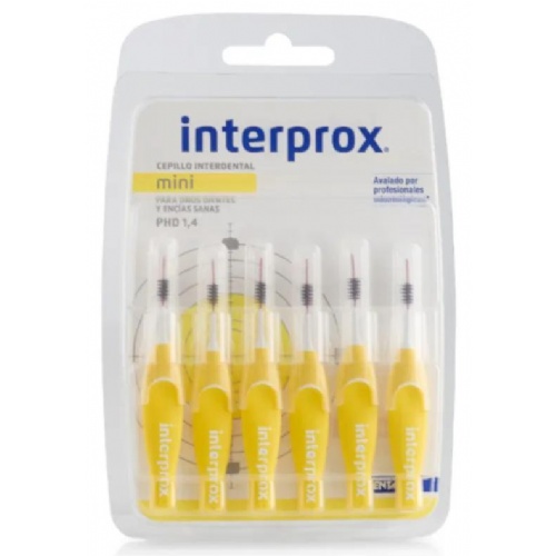 Cepillo den interprox mini amarillo  6 un