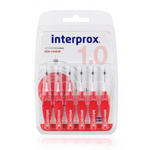 Cepillo den interprox 4g mini coni rojo 6u