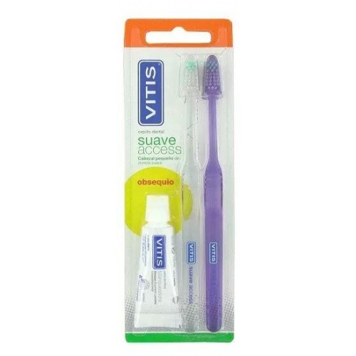 Cepillo dental adulto vitis access suave blister 2 unidades - vitis access