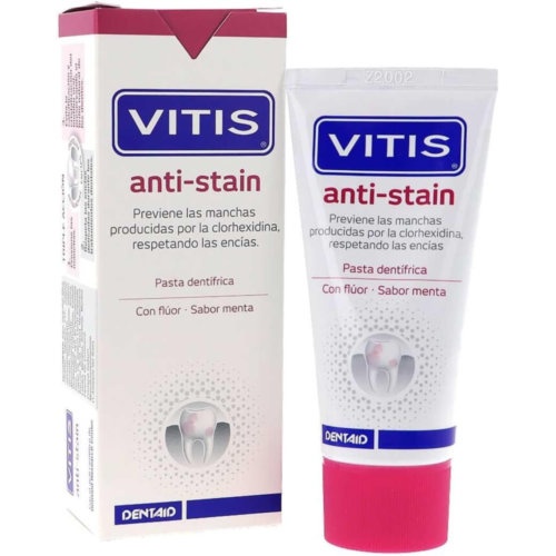 Vitis antistain pasta dentifrica 50 ml sabor menta