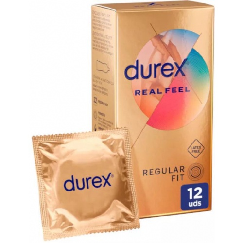 Durex real feel preservativo sin latex 12 unidades - preservativo sin latex