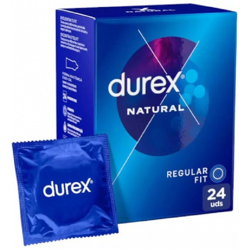 Durex natural plus preservativos 24 unidades - preservativos