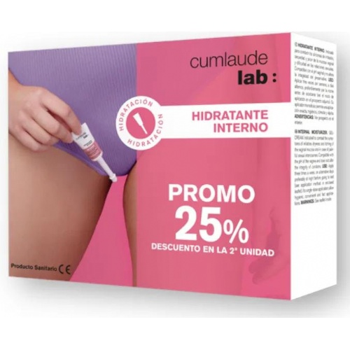 Cumlaude duplo hidratante interno 2x6 aplicadores