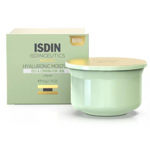 Isdinceutics hyaluronic moisture oily & combination skin  1 envase 50 g recarga