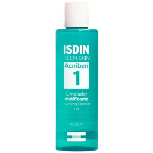 Isdin oily skin acniben limpiador matificante gel  1 frasco 200 ml