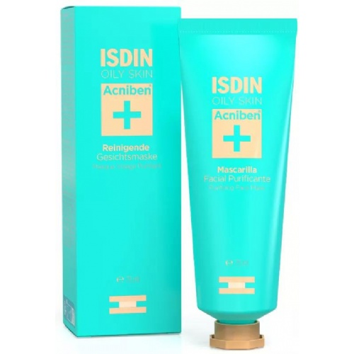 Isdin oily skin acniben mascarilla facial purificante  1 tubo 75 ml