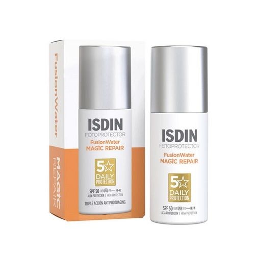 Isdin fotoprotector fusion water magic repair  1 frasco 50 ml