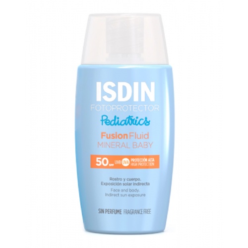 Isdin fotoprotector pediatrics fusion fluid mineral baby spf 50  1 frasco 50 ml