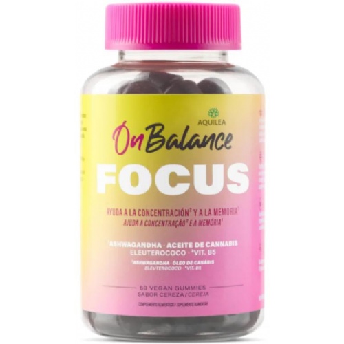 Aquilea onbalance focus 60 gominolas sabor cereza