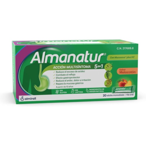 Almanatur melocoton 20 sticks