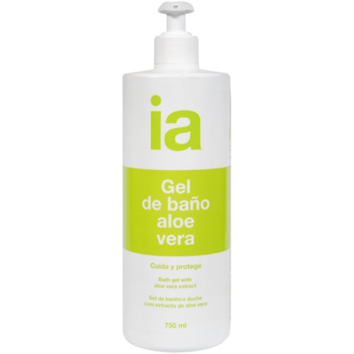 Interapothek gel de baÃ±o y ducha aloe vera  1 envase 750 ml con dosificador