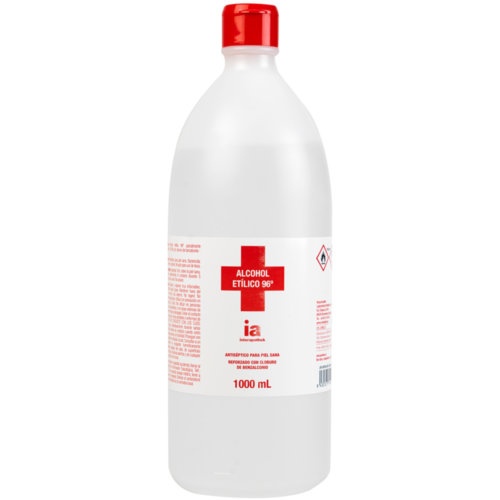 Alcohol 96º con cloruro de benzalconio interapothek 1 frasco 1000 ml - interapothek
