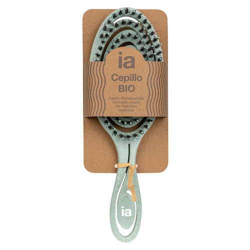 Cepillo desenredante pelo bio interapothek 1 unidad color verde pastel - interapothek
