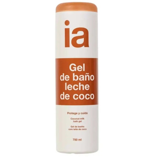 Interapothek gel de baño y ducha leche de coco  1 envase 750 ml