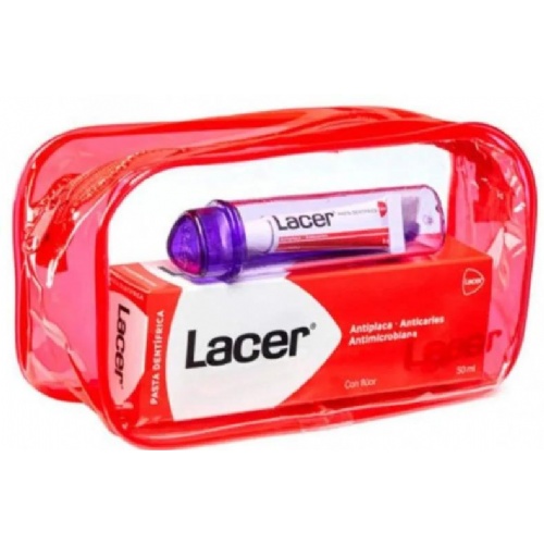 Lacer neceser viaje (pasta, cepillo, colutorio mini)