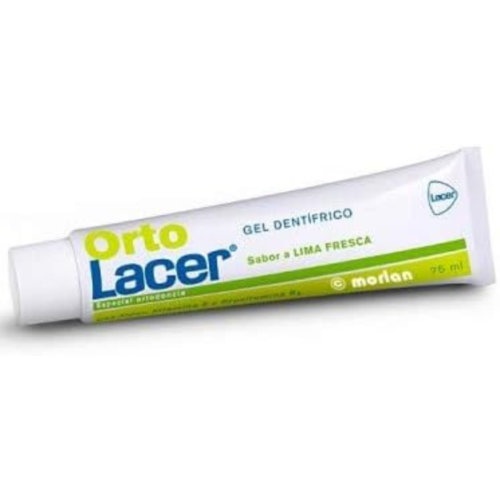 Ortolacer ortodoncia gel dentifrico  1 envase 75 ml sabor lima fresca
