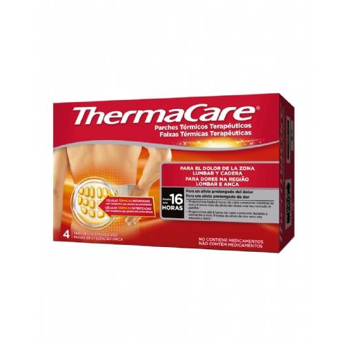 Thermacare parche termico zona lumbar cadera  4 parches