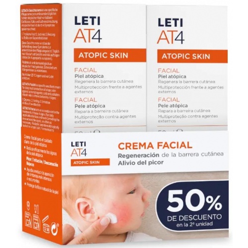 Leti at4 crema facial  1 tubo 100 ml