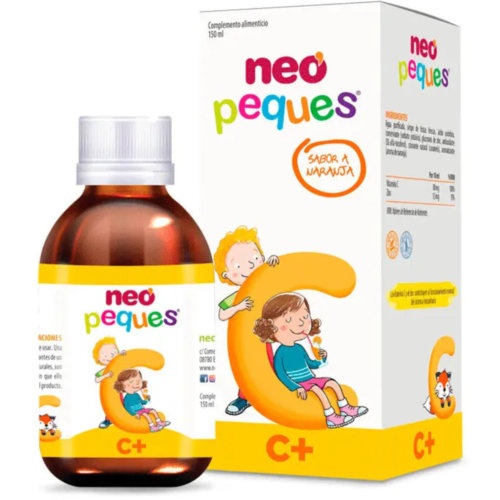Neo peques c +  1 frasco 150 ml sabor naranja