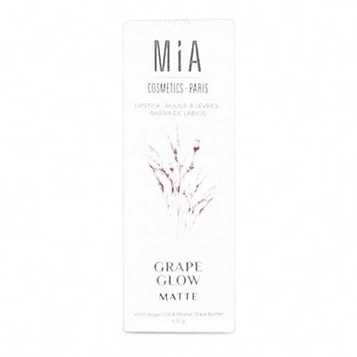 Mia barra de labios mate grape glow