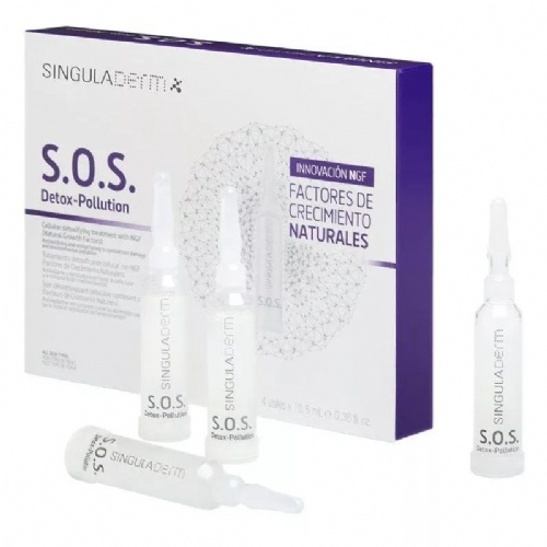 Singuladerm sos detox-pollution  4 viales 10,5 ml