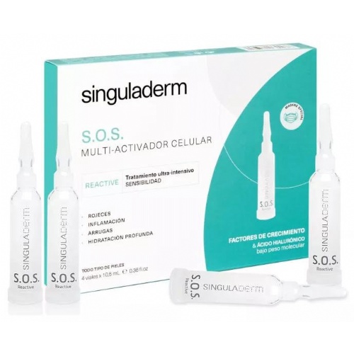 Singuladerm sos reactive  4 viales 10,5 ml