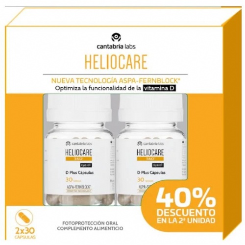 Heliocare d plus duplo 60 capsulas