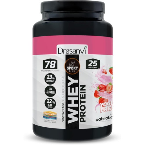 Drasanvi whey protein yogur fresa 750g