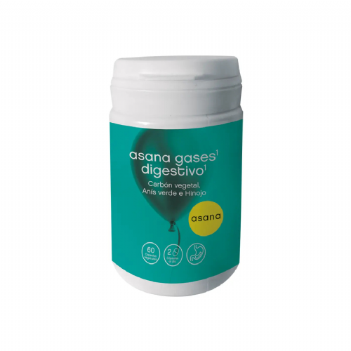 Asana gases digestivo 60 caps