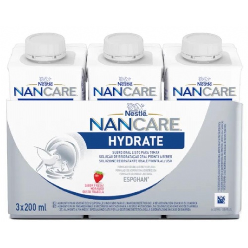 Nancare hydrate liquido  3 envases 200 ml