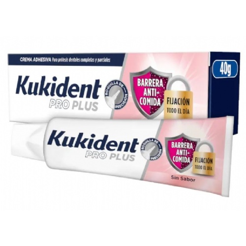 Kukident pro plus barrera anticomida  1 envase 40 g sin sabor