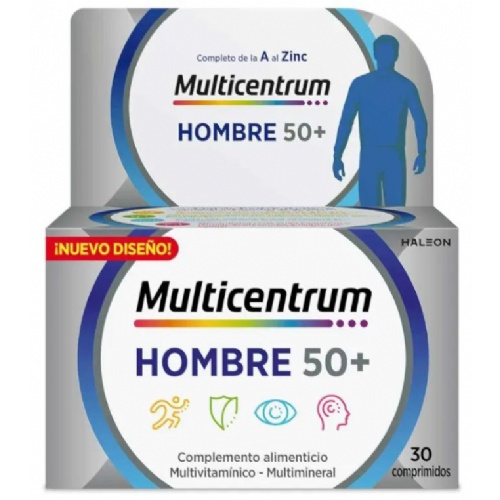 Multicentrum hombre 50+  30 comprimidos
