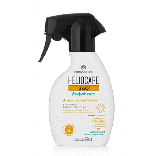 Heliocare 360Âº spf 50+ pediatrics atopic lotion protector solar 1 spray 250 ml - protector solar