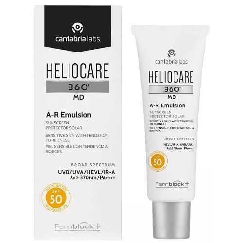 Heliocare 360Âº md a-r emulsion protector solar piel sensible con tendencia a rojeces spf 50+  1 tub