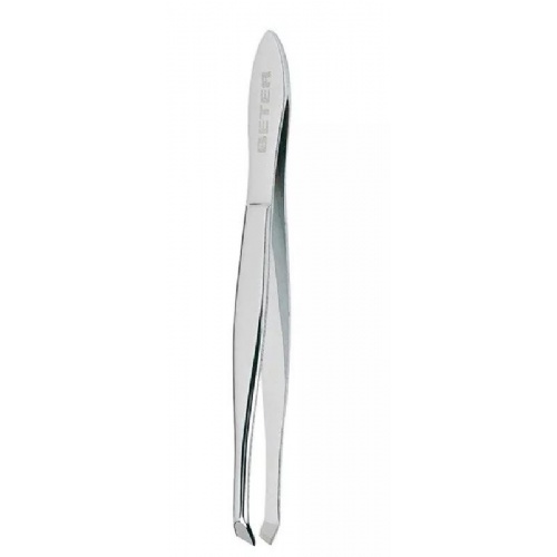 Pinzas depilar beter punta cangrejo cromada 9.3 cm - beter