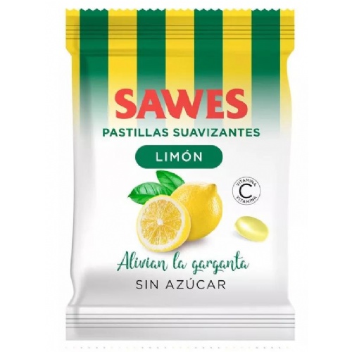 Suawell pastillas suavizantes sin azucar  1 bolsa 50 g sabor limon