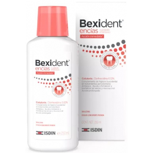 Bexident encias tratamiento coadyuvante colutorio mucoadhesivo clorhexidina 0,12% 1 envase 250 ml - 