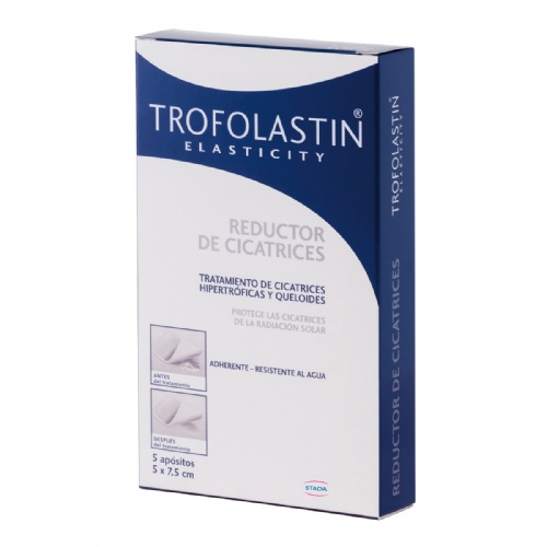 Trofolastin reductor de cicatrices  5 unidades 5 x 7.5 cm