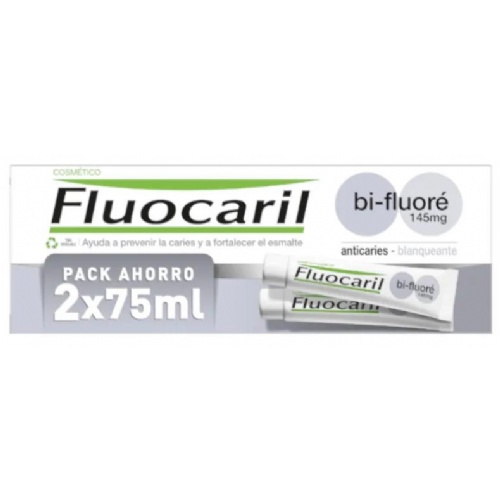 Fluocaril bi-fluore 145 mg blanqueante  2 envases 75 ml