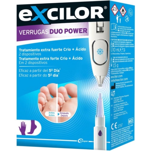 Excilor duo power  1 lápiz 10  ml + 1 lapiz 1,5 g
